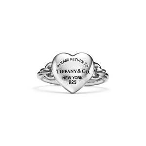 Tiffany Replica Return to Tiffany Full Heart Ring in Sterling Silver