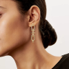 Cheap Tiffany Titan by Pharrell Williams Earrings in Yellow Gold with Diamonds Wear