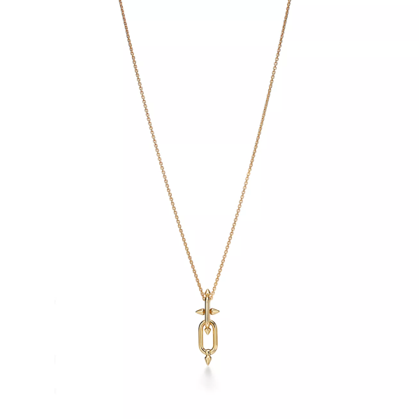 Replica Tiffany Titan by Pharrell Williams Pendantin Yellow Gold Dispaly