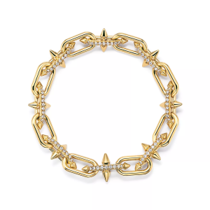 Tiffany Titan by Pharrell Williams Link Braceletin Gold with Diamonds